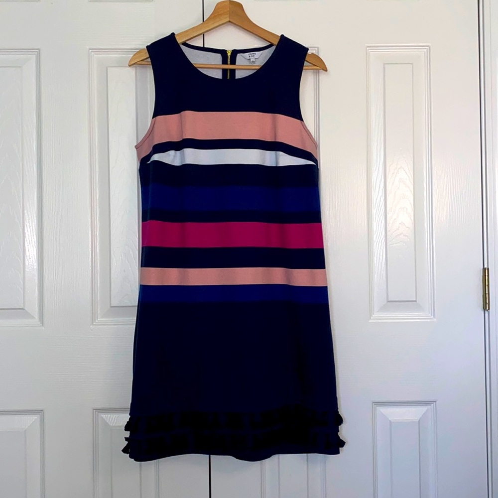 Crown & Ivy Sleeveless Dress with Tassel Detail At Bottom